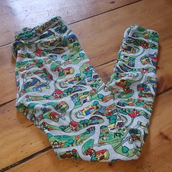 Lularoe road map leggings - Picture 1 of 1
